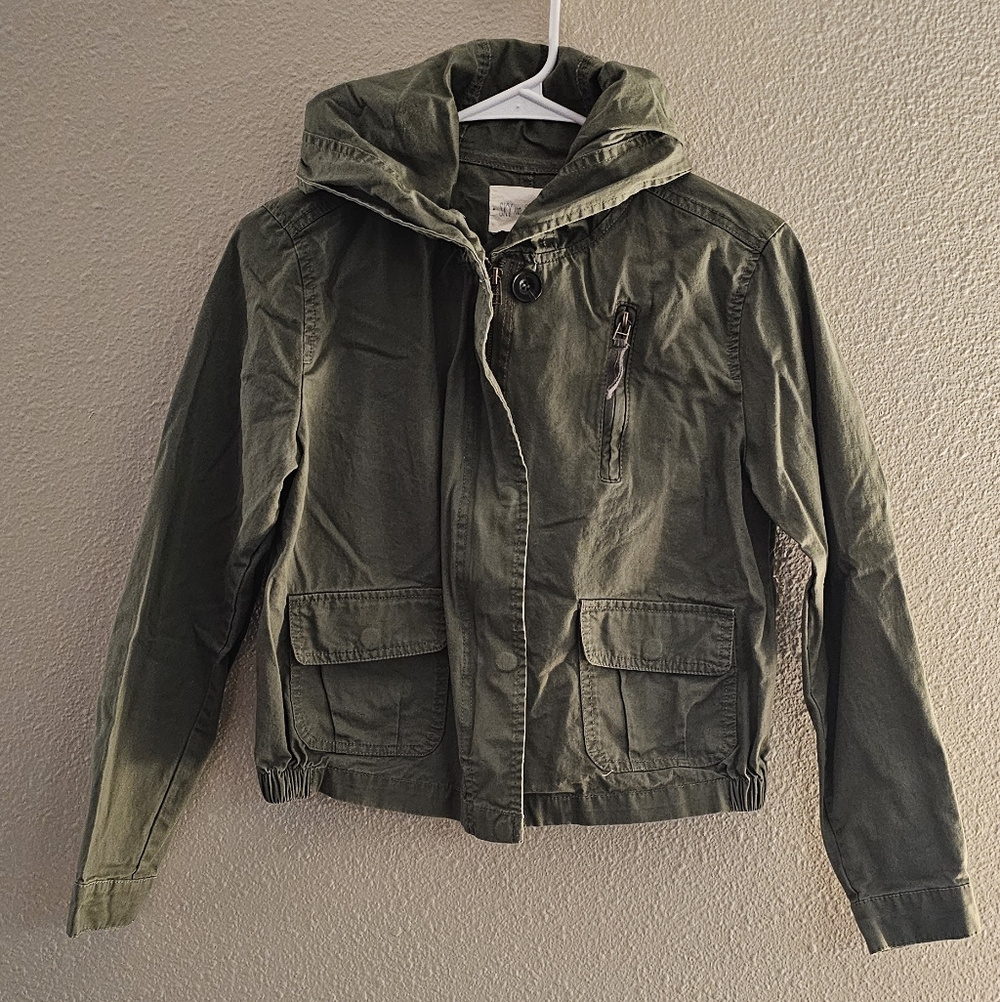 Sky and Sparrow Green Cargo Jacket Small